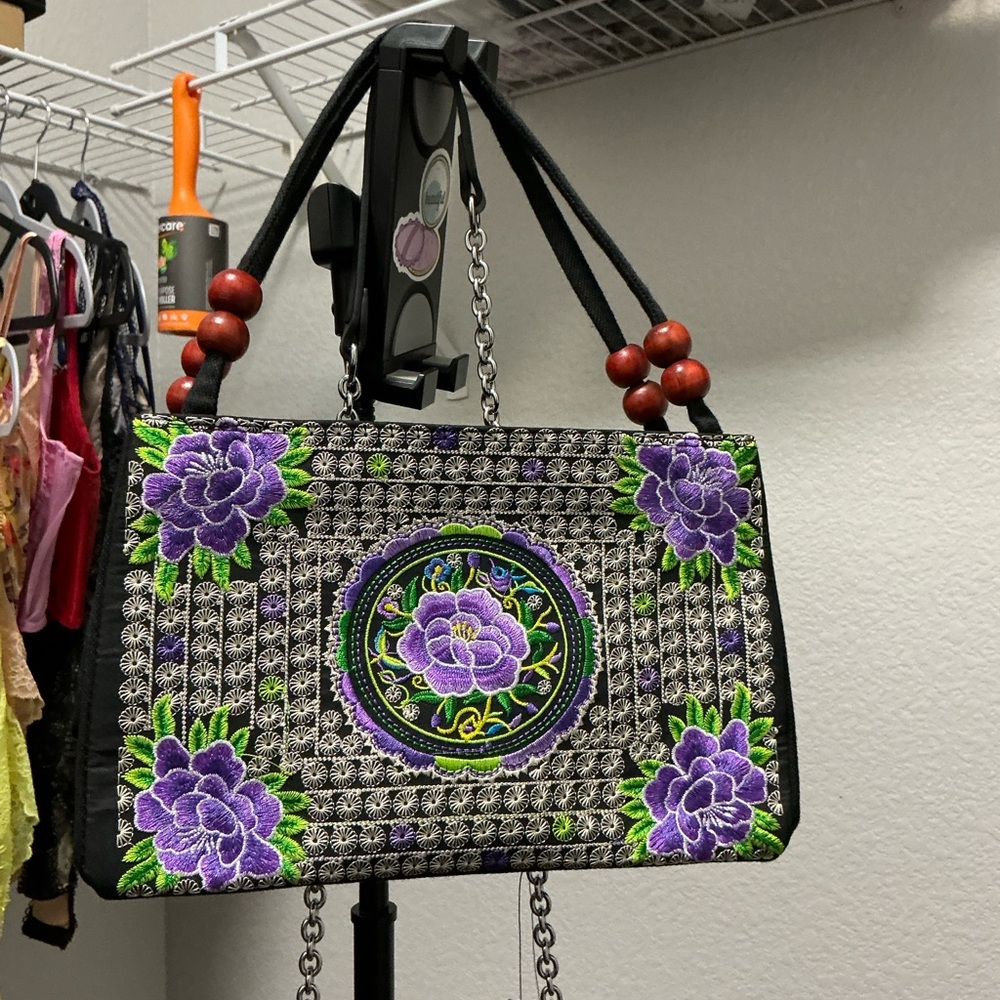 Embroidered Handbag
